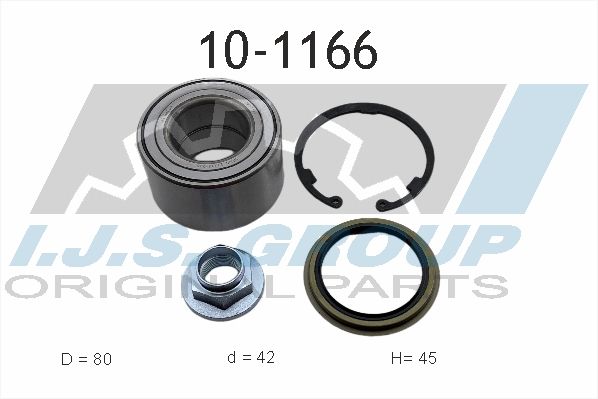IJS GROUP 10-1166 Wheel Bearing Kit