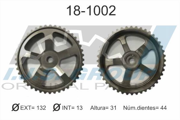 IJS GROUP 18-1002 Gear/Sprocket, camshaft