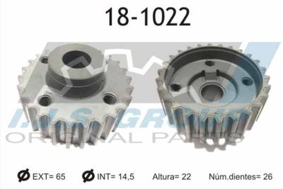 Sprocket, crankshaft IJS GROUP 18-1022