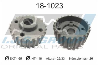 Sprocket, crankshaft IJS GROUP 18-1023