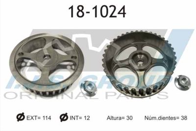 Gear/Sprocket, camshaft IJS GROUP 18-1024