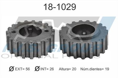Sprocket, crankshaft IJS GROUP 18-1029