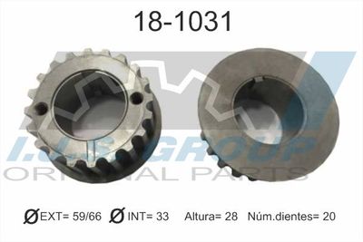 Sprocket, crankshaft IJS GROUP 18-1031