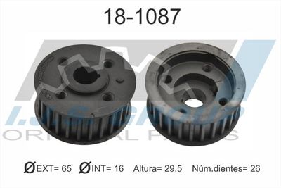 Sprocket, crankshaft IJS GROUP 18-1087