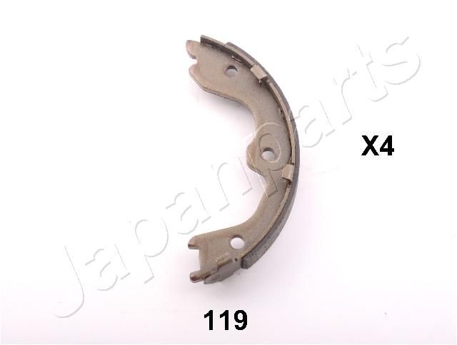 JAPANPARTS GF-119AF Brake Shoe Set, parking brake