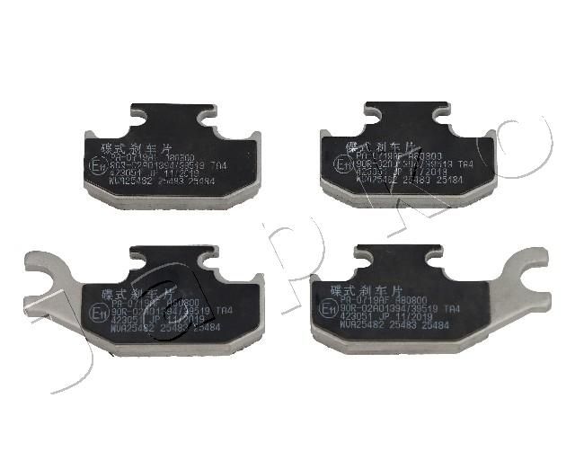 JAPKO 500719 Brake Pad Set, disc brake