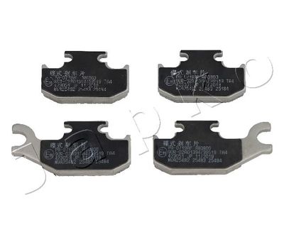 Brake Pad Set, disc brake JAPKO 500719