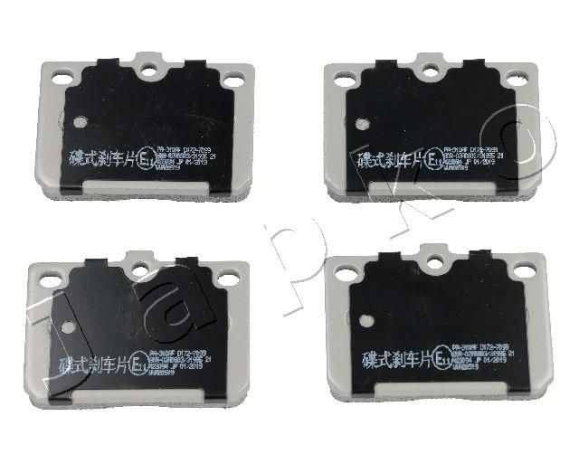 JAPKO 50310 Brake Pad Set, disc brake