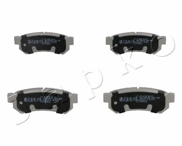 JAPKO 51W07 Brake Pad Set, disc brake