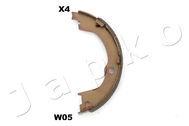 JAPKO 55W05 Brake Shoe Set, parking brake