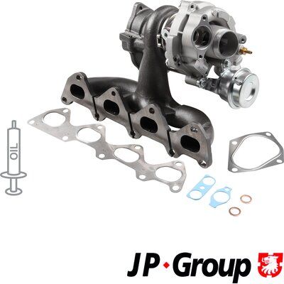 Charger, charging (supercharged/turbocharged) JP GROUP 1117403000