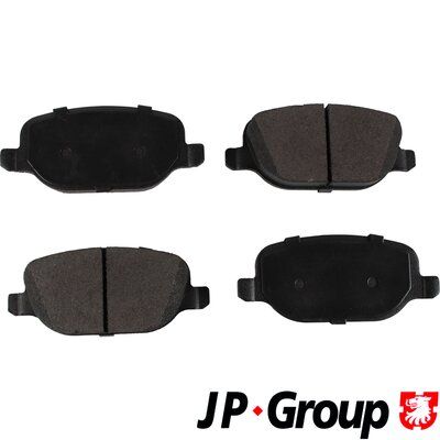 Brake Pad Set, disc brake JP GROUP 3063700210