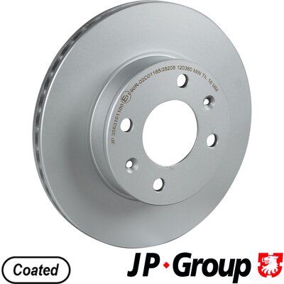 Brake Disc JP GROUP 3563101100