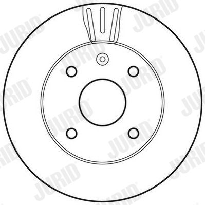 JURID 562662JC Brake Disc