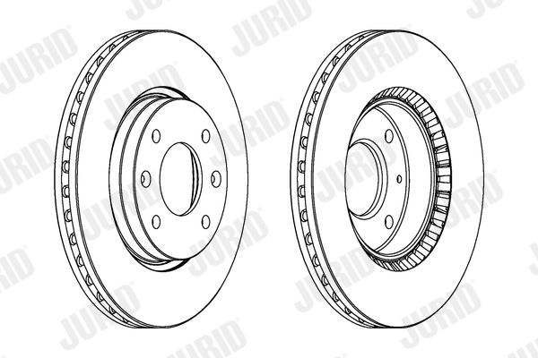 JURID 562734JC Brake Disc