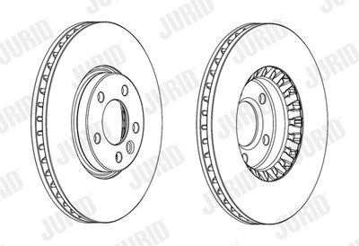 Brake Disc JURID 562739JC-1