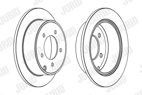 JURID 562857JC Brake Disc
