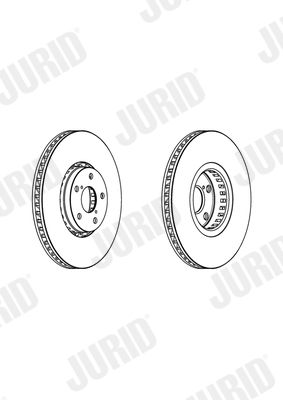 Brake Disc JURID 562950JC-1