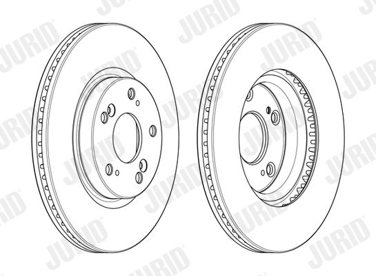 JURID 563127JC Brake Disc