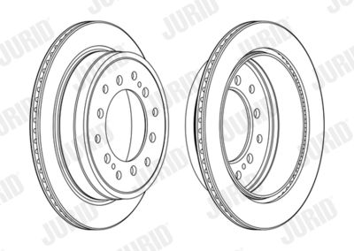 Brake Disc JURID 563157JC