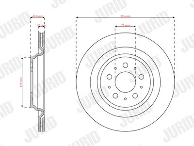 Brake Disc JURID 563659JC-1