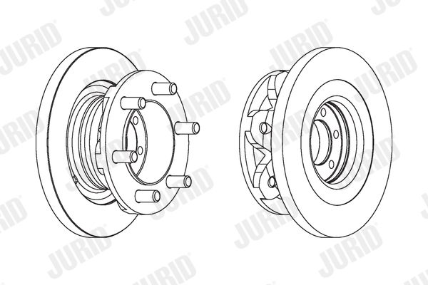 JURID 567118J Brake Disc