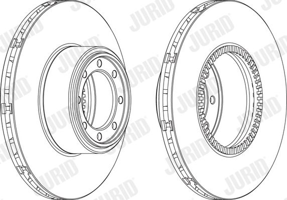 JURID 569192J Brake Disc