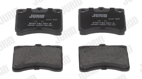 JURID 572118J Brake Pad Set, disc brake