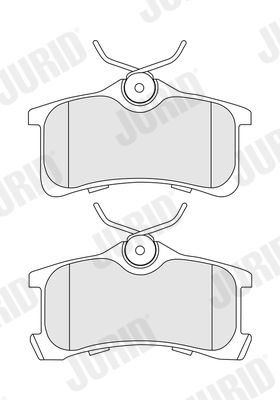 JURID 572520J Brake Pad Set, disc brake