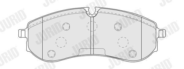 JURID 574201J Brake Pad Set, disc brake
