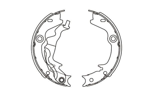 Kavo Parts KBS-3416 Brake Shoe Set