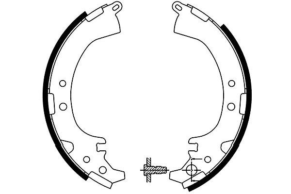 Kavo Parts KBS-9930 Brake Shoe Set