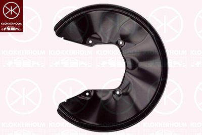 Splash Guard, brake disc KLOKKERHOLM 0019878