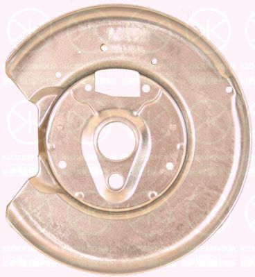 Splash Guard, brake disc KLOKKERHOLM 9036877