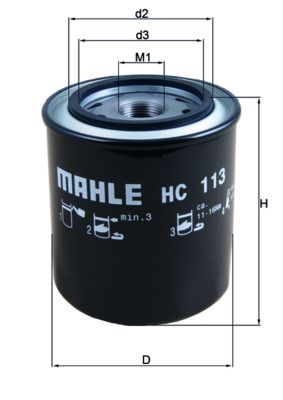 Hydraulic Filter, automatic transmission KNECHT HC 113