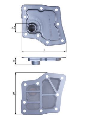 KNECHT HX 259 Hydraulic Filter, automatic transmission