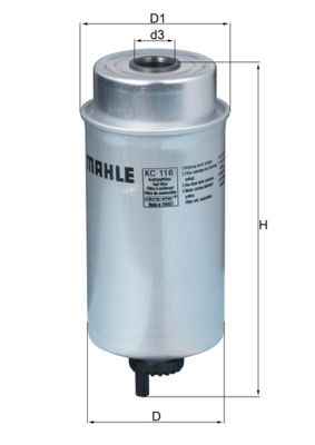 KNECHT KC 116 Fuel Filter