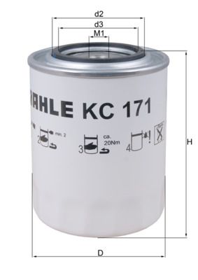 Fuel Filter KNECHT KC 171