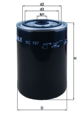 Fuel Filter KNECHT KC 197