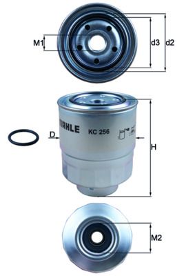 Fuel Filter KNECHT KC 256D