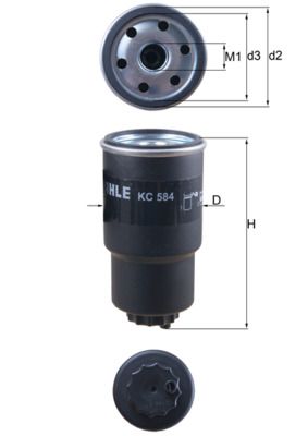 Fuel Filter KNECHT KC 584