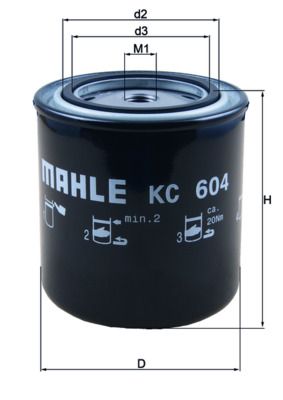 Fuel Filter KNECHT KC 604