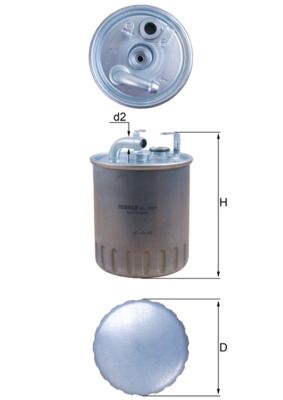 Fuel Filter KNECHT KL 100/1