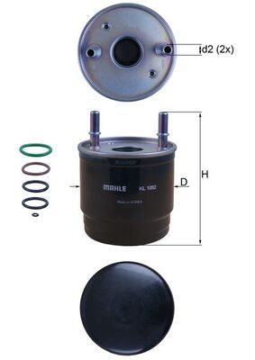 Fuel Filter KNECHT KL 1002D
