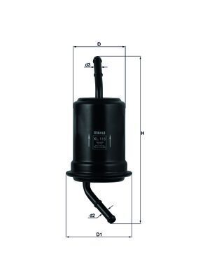 KNECHT KL 115 Fuel Filter