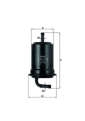 KNECHT KL 121 Fuel Filter