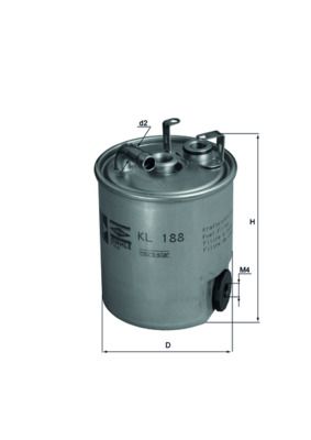 Fuel Filter KNECHT KL 188