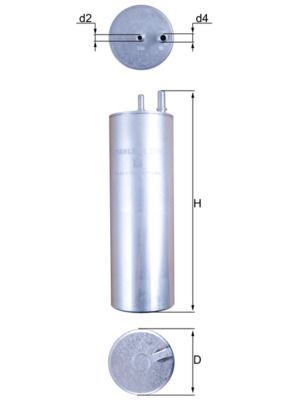 Fuel Filter KNECHT KL 229/5