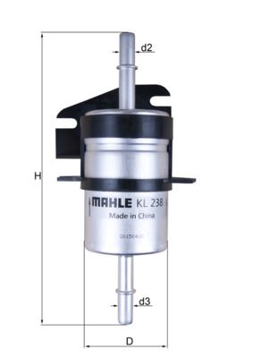 Fuel Filter KNECHT KL 238