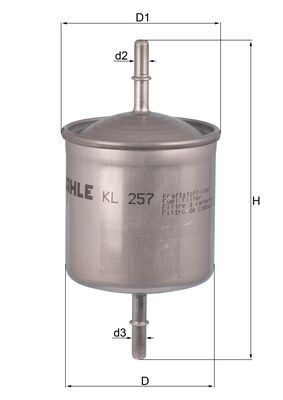 Fuel Filter KNECHT KL 257